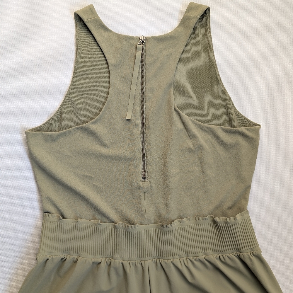 Athleta Green Sleeveless Jumpsuit with Fitted Bodice - Picture 7 of 7